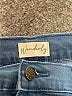 wonderly Solid Blue Shorts Size 14 - photo 3