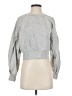 Free People 100% Cotton Silver Sweatshirt Size S - photo 1