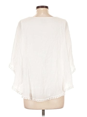 JM Collection 3/4 Sleeve Blouse (view 2)