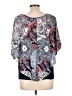 Lavish Blue 3/4 Sleeve Blouse Size L - photo 2