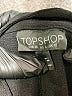 Topshop 100% Polyester Graphic Black Shorts Size 6 - photo 3