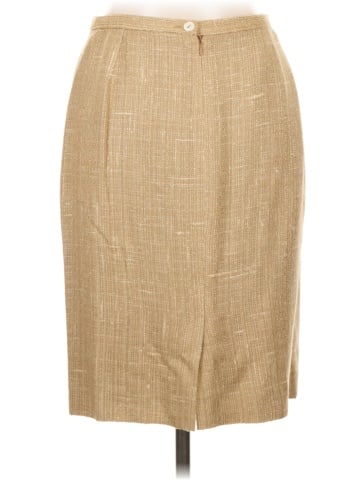 Dolce & Gabbana Linen Blend Pencil Skirt (view 2)