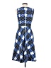 Talbots Hearts Blue Casual Dress Size 2 - photo 2