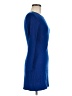 Reformation Solid Blue Casual Dress Size M - photo 4