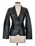 Zara Basic 100% Leather Black Blazer Size S - photo 1