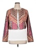 Soft Surroundings 100% Cotton Print Gold Jacket Size XL - photo 1