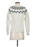 Ann Taylor LOFT Chevron-herringbone Ivory Pullover Sweater Size XS - photo 2
