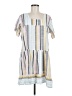 Evy's Tree Stripes Gray Casual Dress Size M - photo 1