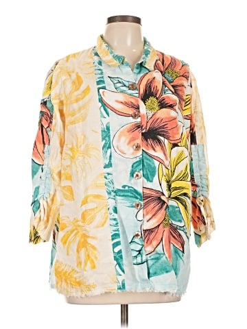 John Mark 3/4 Sleeve Blouse (view 1)