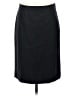 Laundry by Design Solid Black Wool Skirt Size 2 - photo 1