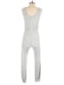 Caution to the Wind Metallic Gray Jumpsuit Size S - photo 2