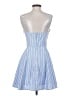 Row A Stripes Blue Cocktail Dress Size S - photo 2