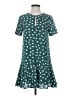 1.State 100% Polyester Polka Dots Green Casual Dress Size XS - photo 1
