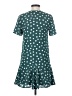 1.State 100% Polyester Polka Dots Green Casual Dress Size XS - photo 2