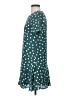 1.State 100% Polyester Polka Dots Green Casual Dress Size XS - photo 5