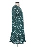 1.State 100% Polyester Polka Dots Green Casual Dress Size XS - photo 4