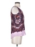J.Crew 100% Silk Purple Sleeveless Silk Top Size 00 - photo 4
