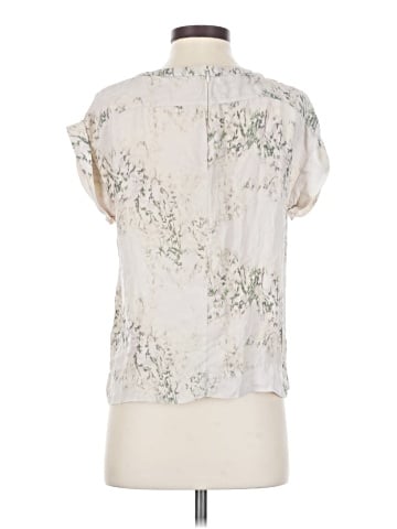 Theory Short Sleeve Silk Top (view 2)