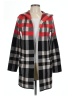Tahari Plaid Red Coat Size M - photo 1