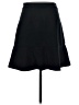 Ann Taylor LOFT Solid Black Casual Skirt Size XS - photo 2