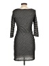 Aqua Chevron-herringbone Gray Casual Dress Size L - photo 2