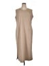 MING WANG Solid Tan Casual Dress Size XL - photo 1
