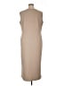 MING WANG Solid Tan Casual Dress Size XL - photo 2