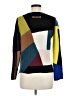 Cotélac 100% Wool/laine Color Block Blue Wool Pullover Sweater Size Med (2) - photo 2