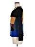 Cotélac 100% Wool/laine Color Block Blue Wool Pullover Sweater Size Med (2) - photo 5