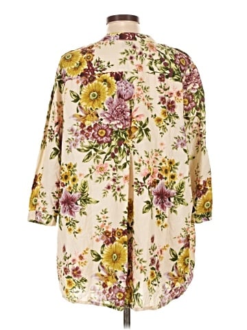 Denim 24/7 3/4 Sleeve Blouse (view 2)