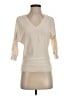 Forever 21 100% Cotton Ivory 3/4 Sleeve Top Size S - photo 1