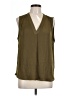 Vince Camuto 100% Polyester Green Sleeveless Blouse Size L - photo 1