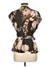 Ann Taylor LOFT Floral Brown Kimono Size L - photo 2