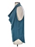 Kenar Teal Sleeveless Blouse Size S - photo 5