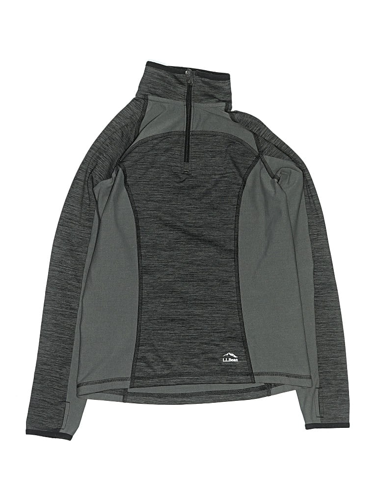 Pre-owned L.l.bean Kids' Long Sleeve T-shirt In Gray