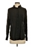 Free People Black Long Sleeve Button-Down Shirt Size XS - photo 1