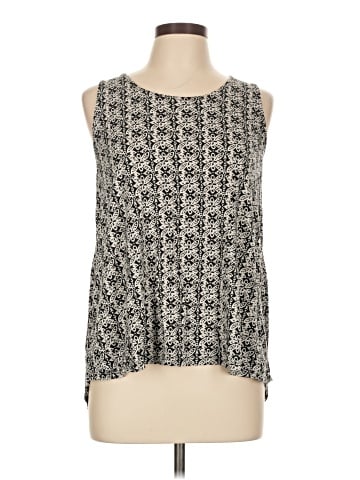 Rose + Olive Sleeveless Blouse (view 1)