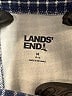 Lands' End Checkered-gingham Blue Casual Pants Size M - photo 7