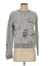 Sweet Romeo Metallic Silver Pullover Sweater Size S - photo 1