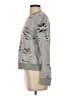 Sweet Romeo Metallic Silver Pullover Sweater Size S - photo 5