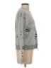 Sweet Romeo Metallic Silver Pullover Sweater Size S - photo 4