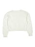Crewcuts 100% Cotton Hearts Ivory Pullover Sweater Size 14 - 15 - photo 2