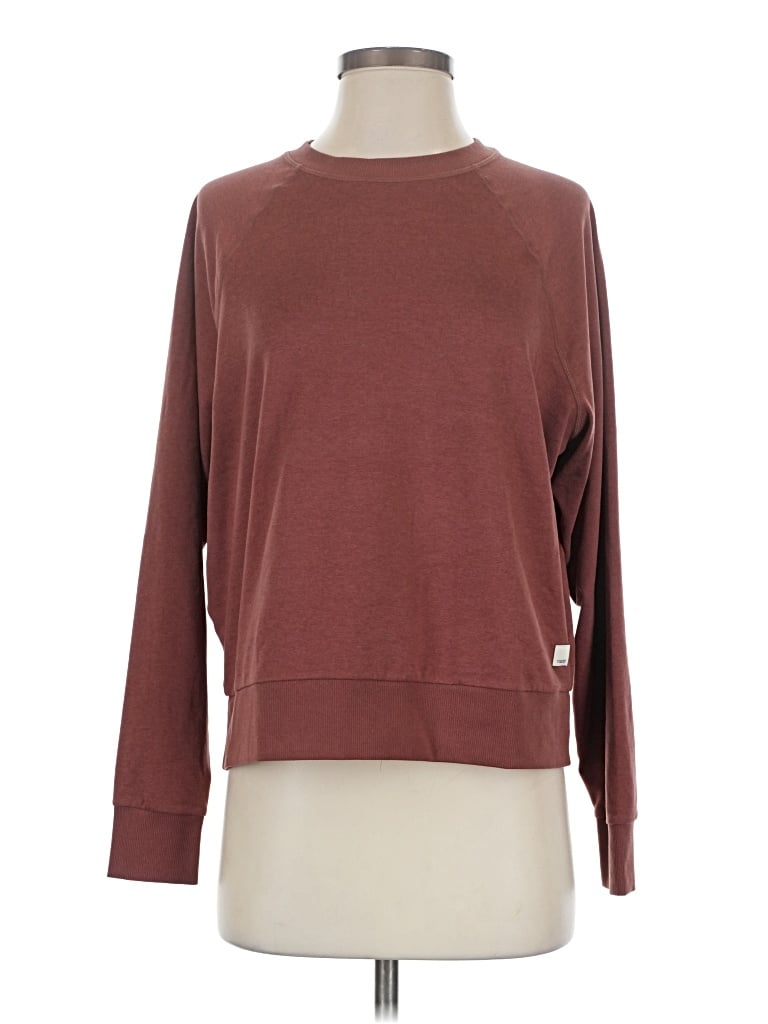 Pre-owned Vuori Pullover Sweater In Brown