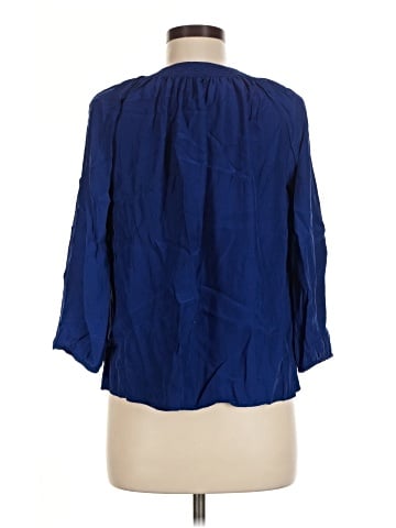 Line & Dot 3/4 Sleeve Button-Down Shirt (view 2)