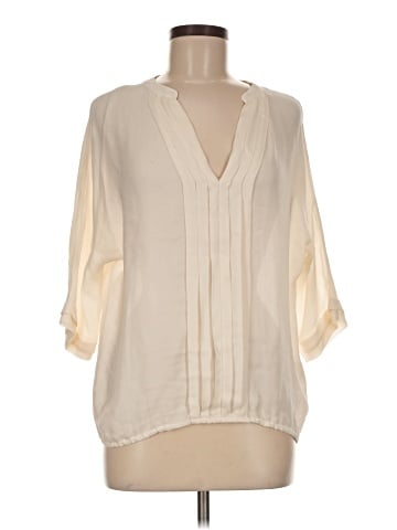 Joie 3/4 Sleeve Silk Top (view 1)