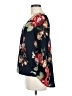 West Kei 100% Polyester Black 3/4 Sleeve Blouse Size M - photo 5