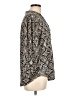 DressBarn Paisley Black Long Sleeve Blouse Size L - photo 4