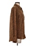 Current/Elliott 100% Polyester Animal Print Brown Long Sleeve Blouse Size Sm (1) - photo 4