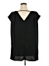 Halogen 100% Polyester Black Short Sleeve Top Size 2X - photo 2
