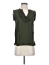 J.Crew 100% Silk Green Sleeveless Silk Top Size 00 - photo 1